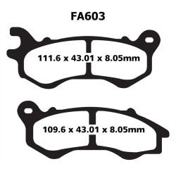 Pastiglie Sfac Honda Pcx 125- Peugeot 125 Pastiglie Freno EBC