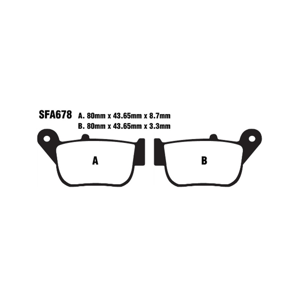 Pastiglie Sfac X-Max 250 14- per YAMAHA 250 YP R X-Max 14- Pastiglie Freno EBC