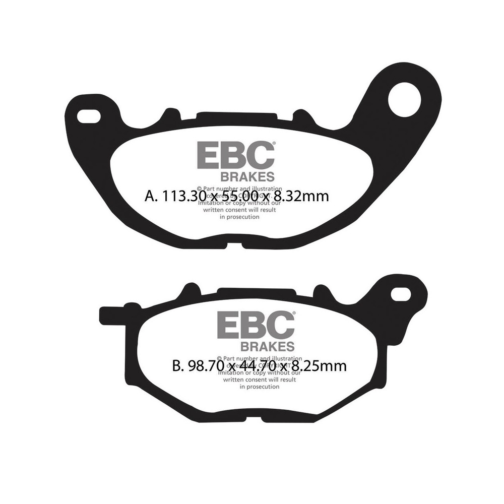 Brake Pads Sfac SFAC705 Brake Pads EBC