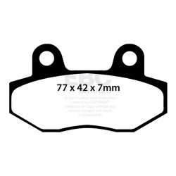 Pastiglie SFAC758 Super Socodelivery 20-22 per SUPER SOCO CPX nd e altri modelli