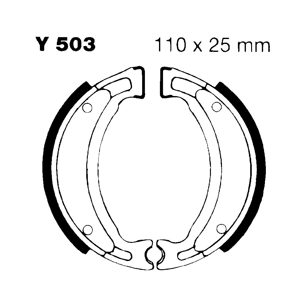 Ganasce Mbk Booster - Yamahapost. mâchoires de frein EBC