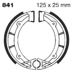 Brake Shoe Aprilia/Beta/FANTIC50/125/250 for CAGIVA WMX 125 - 85 and other model Brake Shoes EBC