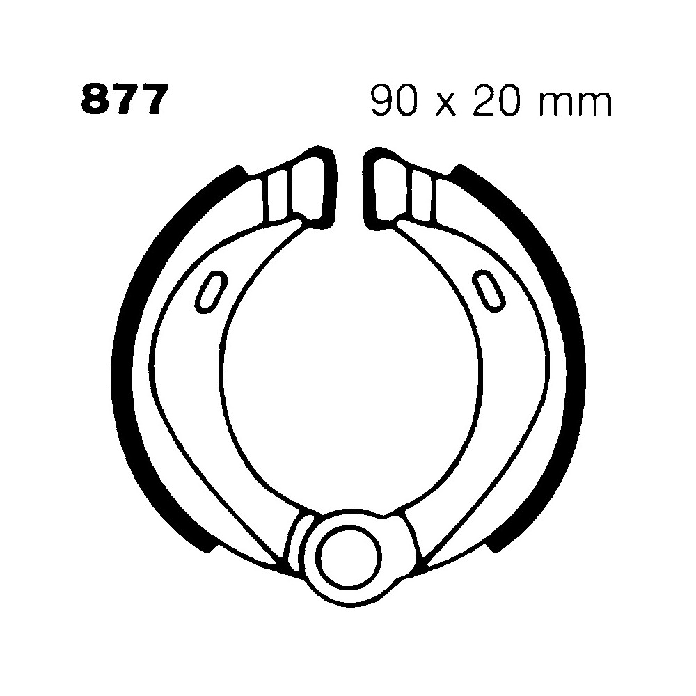 Brake Shoe Garelli Team/Motobecane 88- Brake Shoes EBC