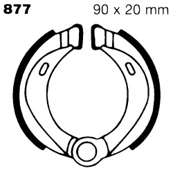 Brake Shoe Garelli Team/Motobecane 88- Brake Shoes EBC