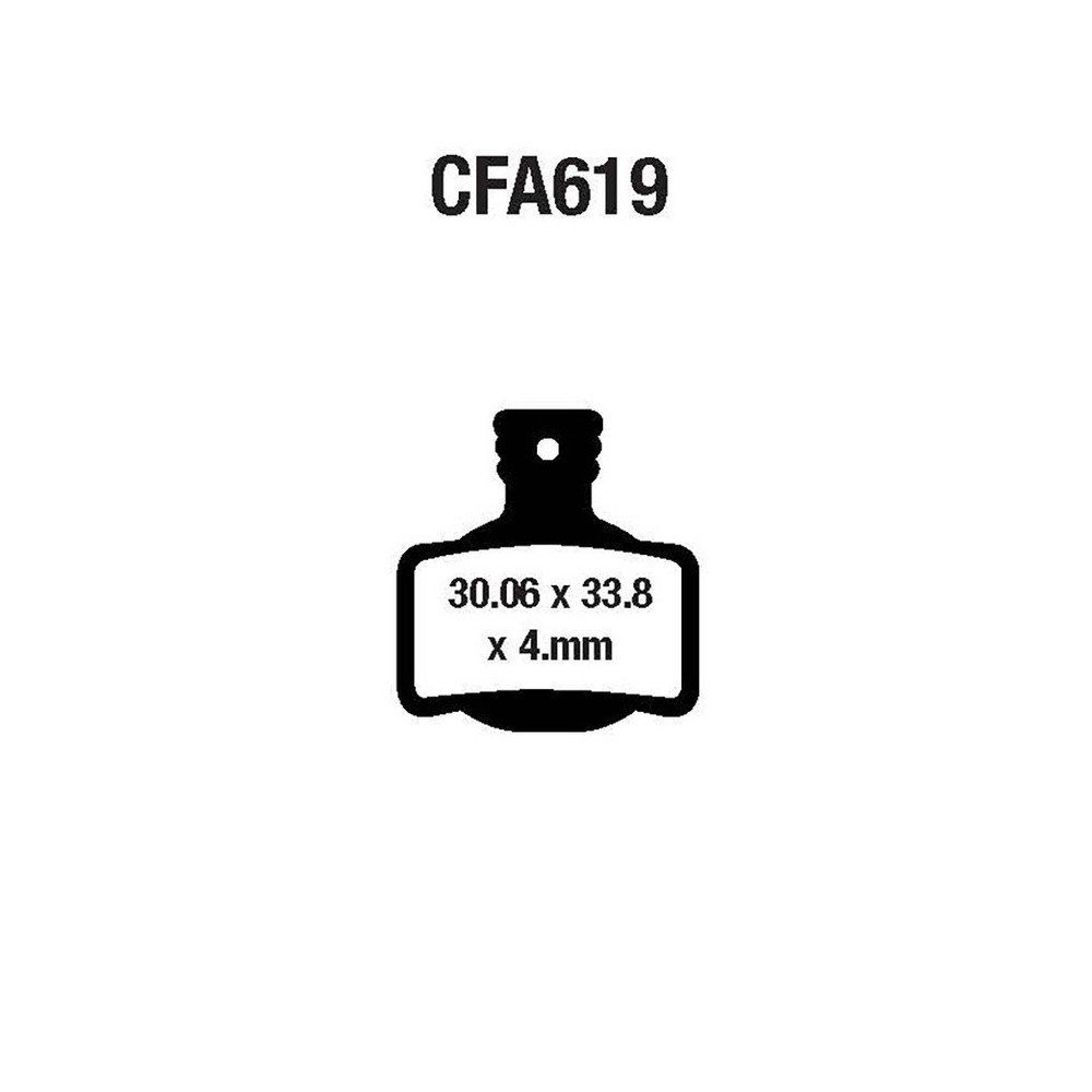 Brake Pads Mtb CFA619 Brake Pads EBC