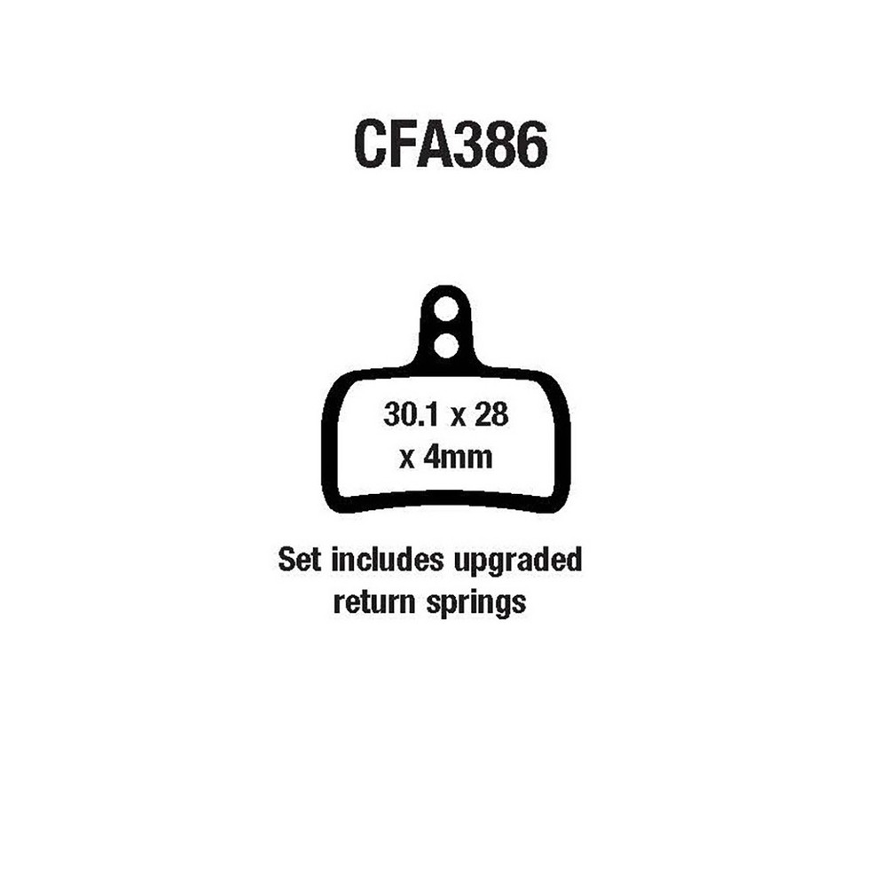 Pastiglie Mtb CFA386R Pastiglie Freno EBC