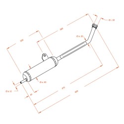 Exhaust Sitopiaggio Ciao for PIAGGIO Ciao nd and other model Exhausts SITO