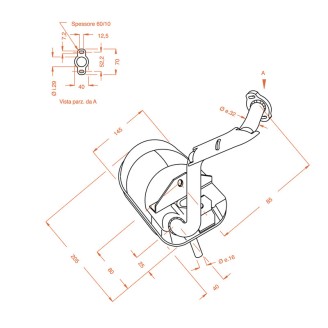 Marmitta Sitopiaggio Vespa Pk 50 per PIAGGIO Vespa PK 50 nd e altri modelli Sistemas de escape SITO