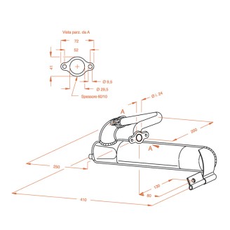 Throttle Cable Piaggiovespa ET3 125 Primavera 67-82 for PIAGGIO Vespa Et3 125 Primavera 67-82 and other model Wiring and Cables MAGNETI MARELLI