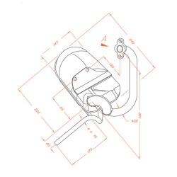 Marmitta Sitopiaggio Ape 50 Europa / Mix per PIAGGIO Ape 50 Europa / Mix nd Scarichi SITO