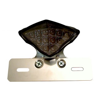 Light Led Bkr Yama R1 Style 04-06 Smoke With Plate Bracket Fanali BKR