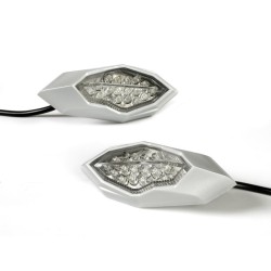 Coppia Frec.Led Bkr Blade Grigia Da Carena -