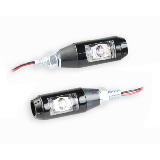 Pair Bkr Powerled Indicators Cyclope Satin Black Arrows BKR