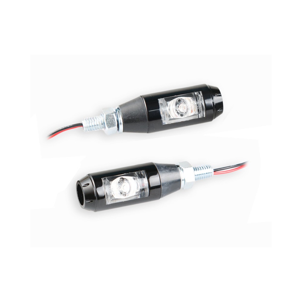 Coppia Frec.Led Bkr Cyclopecilindro Nero Satinato -