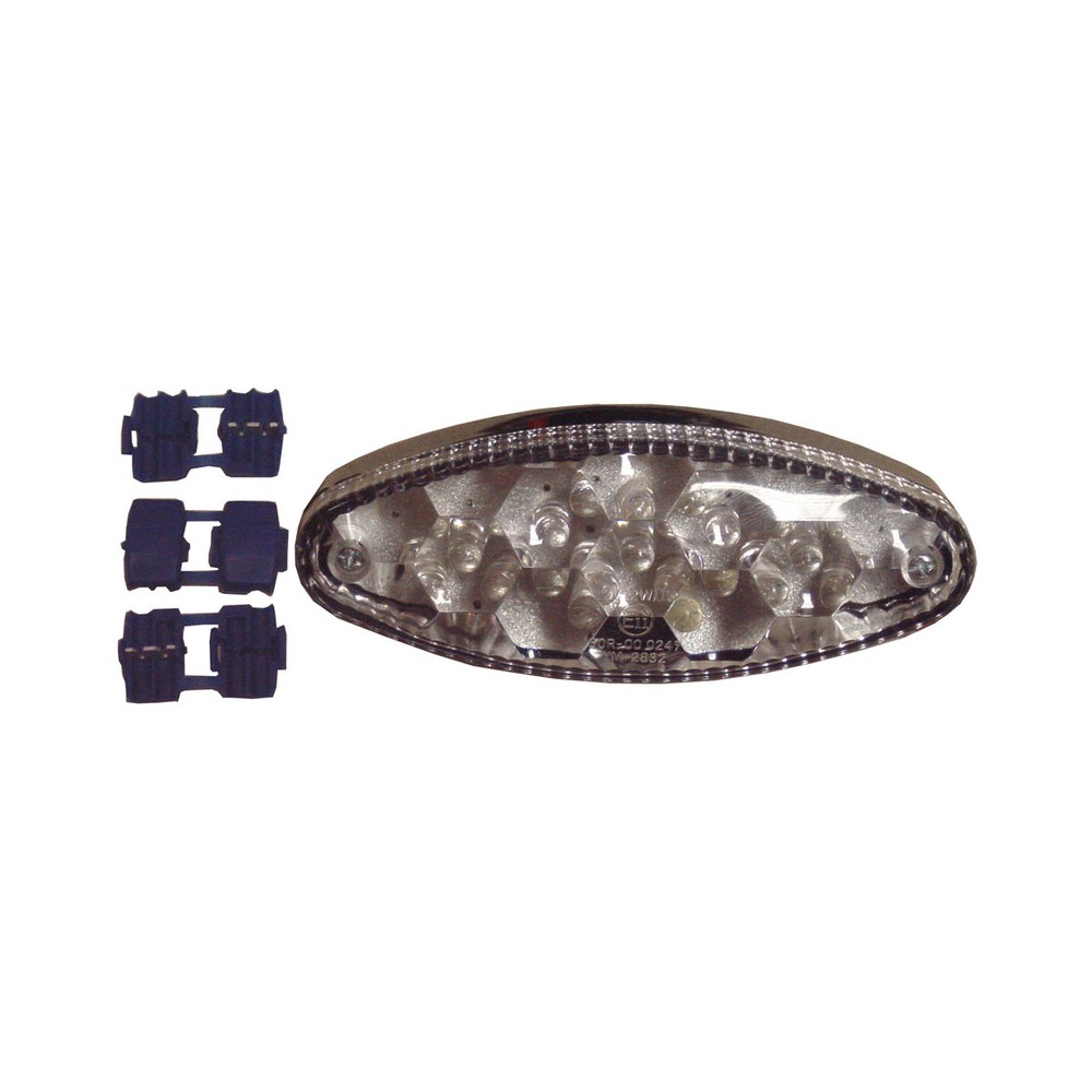 Fanale Led X Modifiche Vetrobianco Omologato -