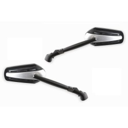 Couple Bkr Mirrors Silver-Black Arm Rearview Mirrors BKR