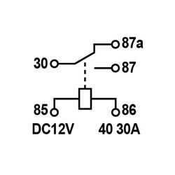 Start Relay Piaggio 30A for BMW R1200 GS 04-13 and other model Intermittent Relays OKYAMI