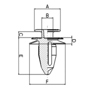 Rivets 10PCS10PZ. Hole 8,5 Mm Other TOURMAX