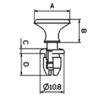 Rivets 10PCS10PZ Hole 7,6 Mm Other TOURMAX