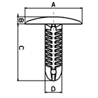 Rivets 10PCSHOLE 5 Mm Other TOURMAX