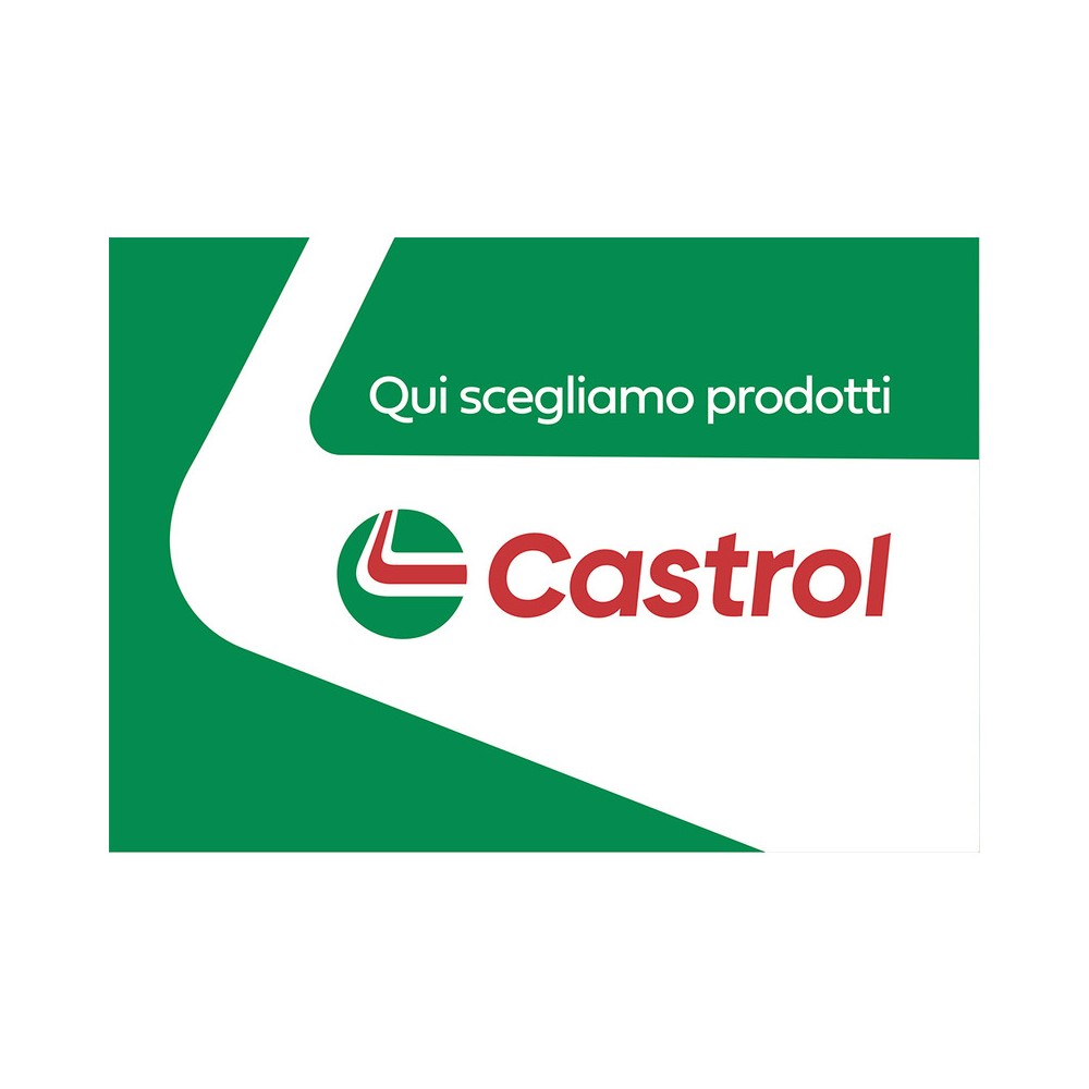 Adesivo Castrol A4 - Qui Scegliamo Prodotti Castrol - Varie officina CASTROL