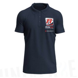 Polo Ride Up Blu Tg.M -