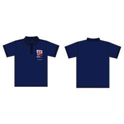 Polo Ride Up Blu Tg.M -