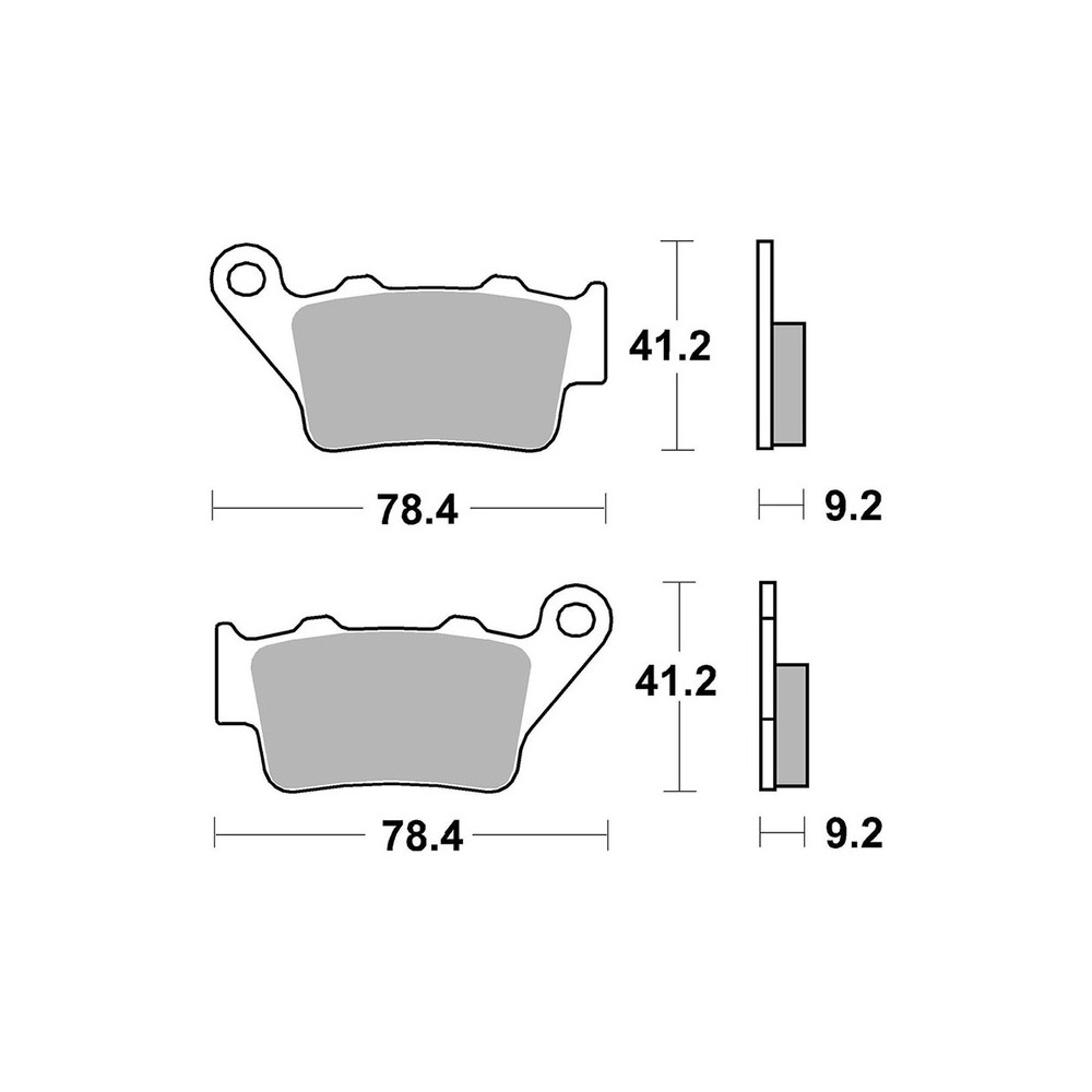 Pastiglie Brembo SD07BB02SD - 07BB02SD