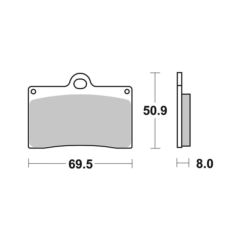 Brake Pads Brembo SR07BB15SR SR mix Brembo