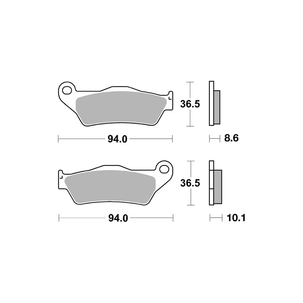 Pastiglie Brembo GENUINE07BB2809 - 07BB2809