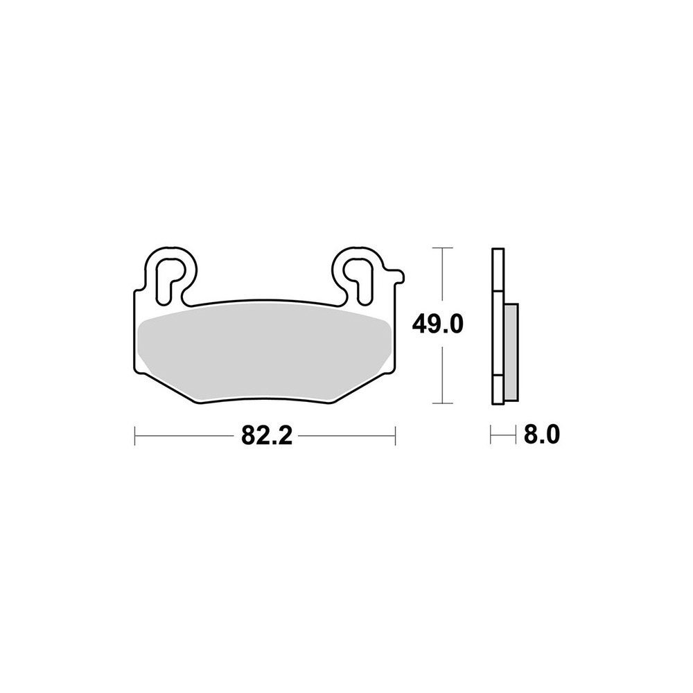 Pastiglie Brembo SA07BB42SA - 07BB42SA