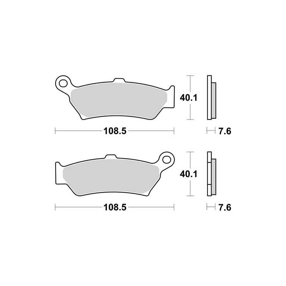 Pastiglie Brembo SP07BB43SP - 07BB43SP