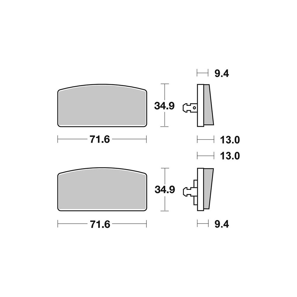 Pastiglie Brembo GENUINE07GR5915 - 07GR5915