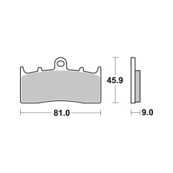 Pastiglie Brembo SA07GR62SA - 07GR62SA