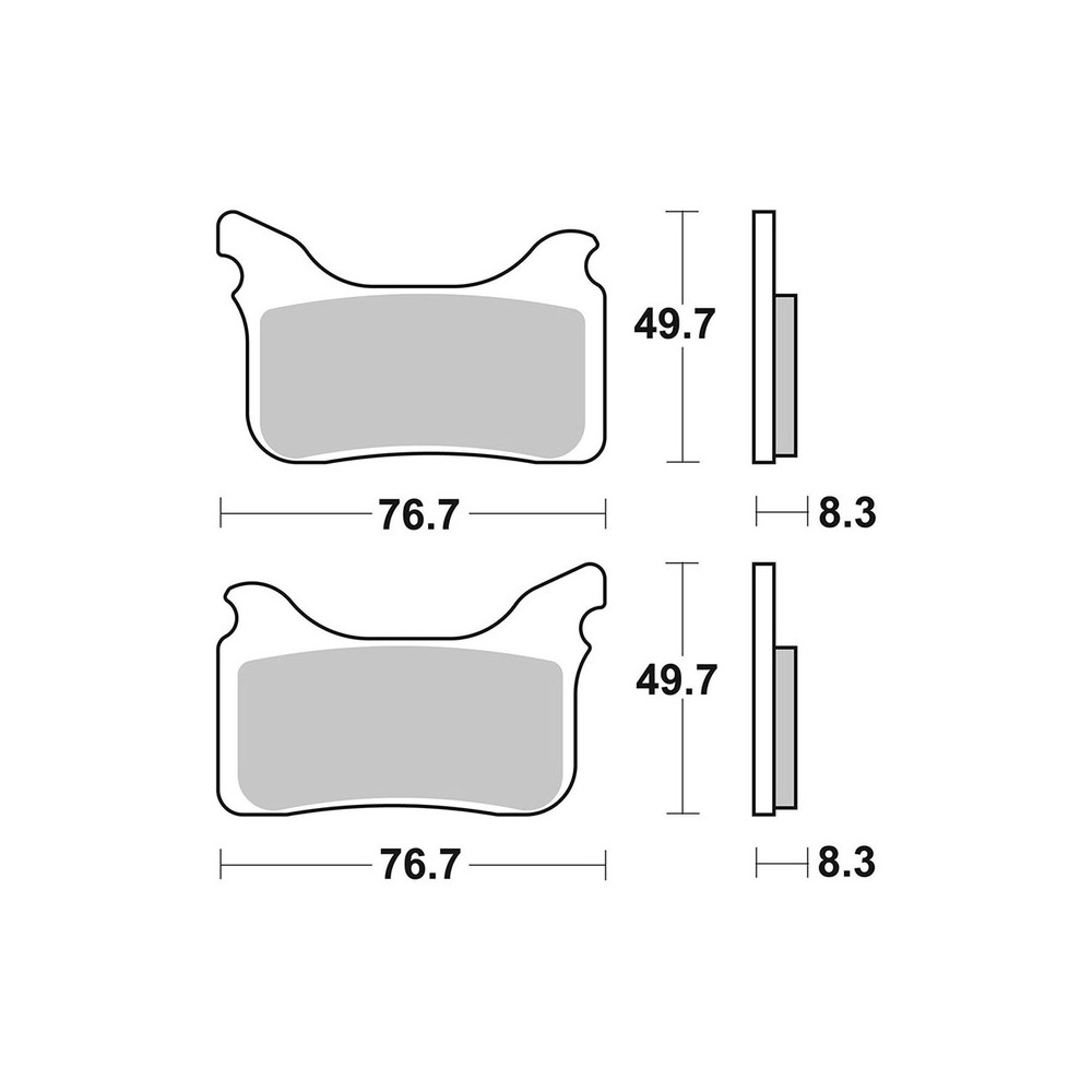 Pastiglie Brembo SX07GR75SX - 07GR75SX