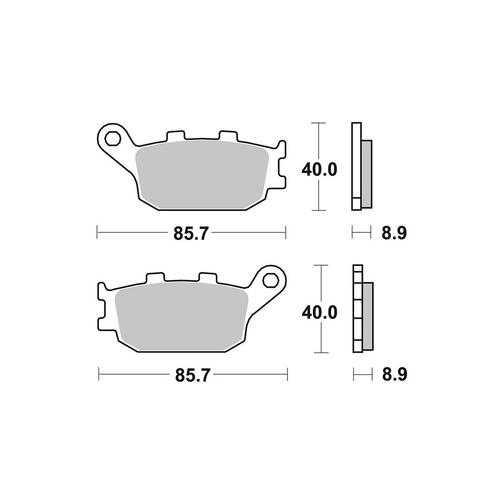 Pastiglie Brembo SP07HO36SP - 07HO36SP