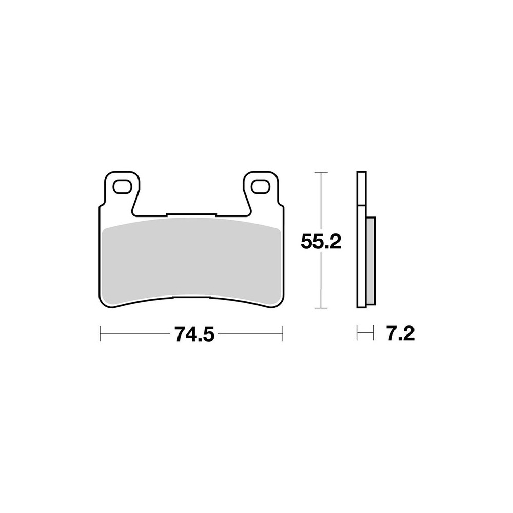 Pastiglie Brembo SA07HO45SA - 07HO45SA
