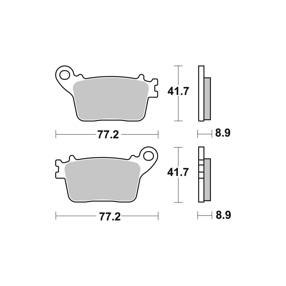 Brake Pads Brembo GENUINE07HO5907 Brake Pads Brembo