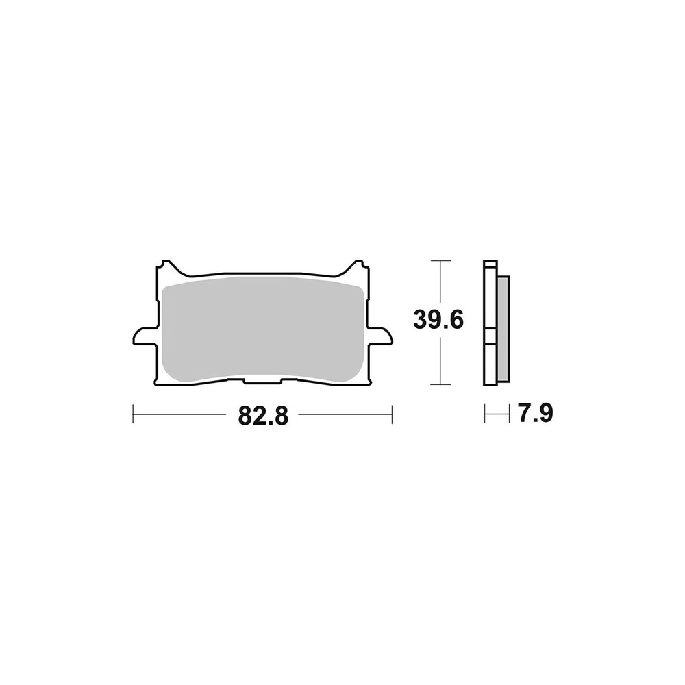Pastiglie Brembo LA07HO62LA - 07HO62LA
