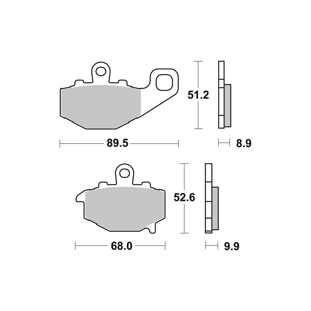 Pastiglie Brembo SP07KA16SP - 07KA16SP