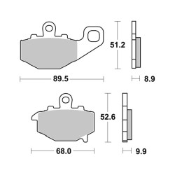 Pastiglie Brembo SP07KA16SP Mescola SP Brembo