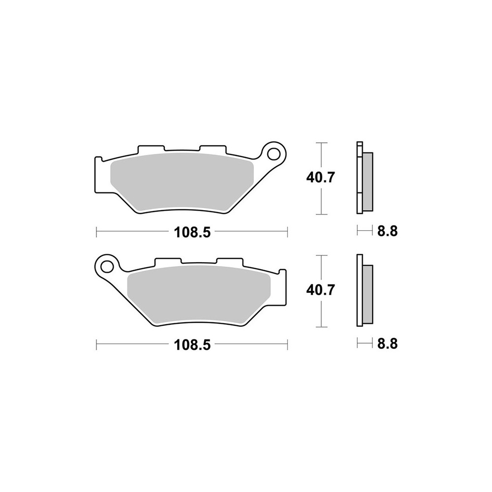 Pastiglie Brembo SA07KS07SA - 07KS07SA