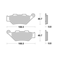 Brake Pads Brembo SA07KS07SA Mescola SA Brembo