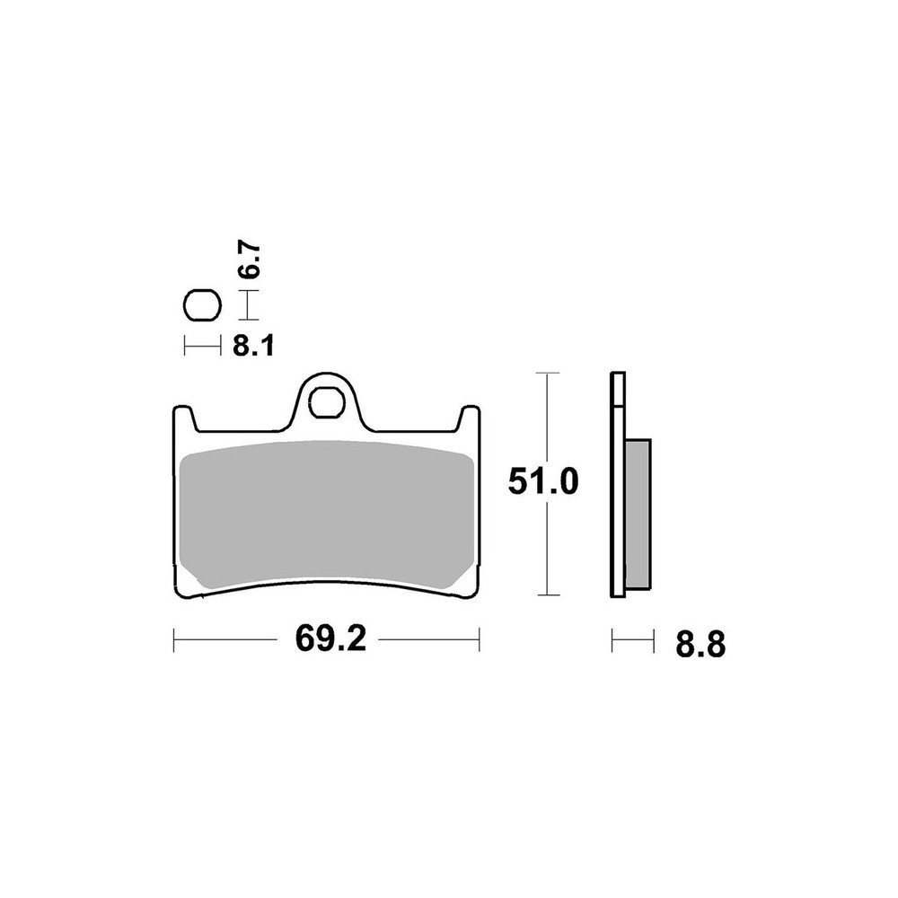 Pastiglie Brembo RC07YA23RC - 07YA23RC