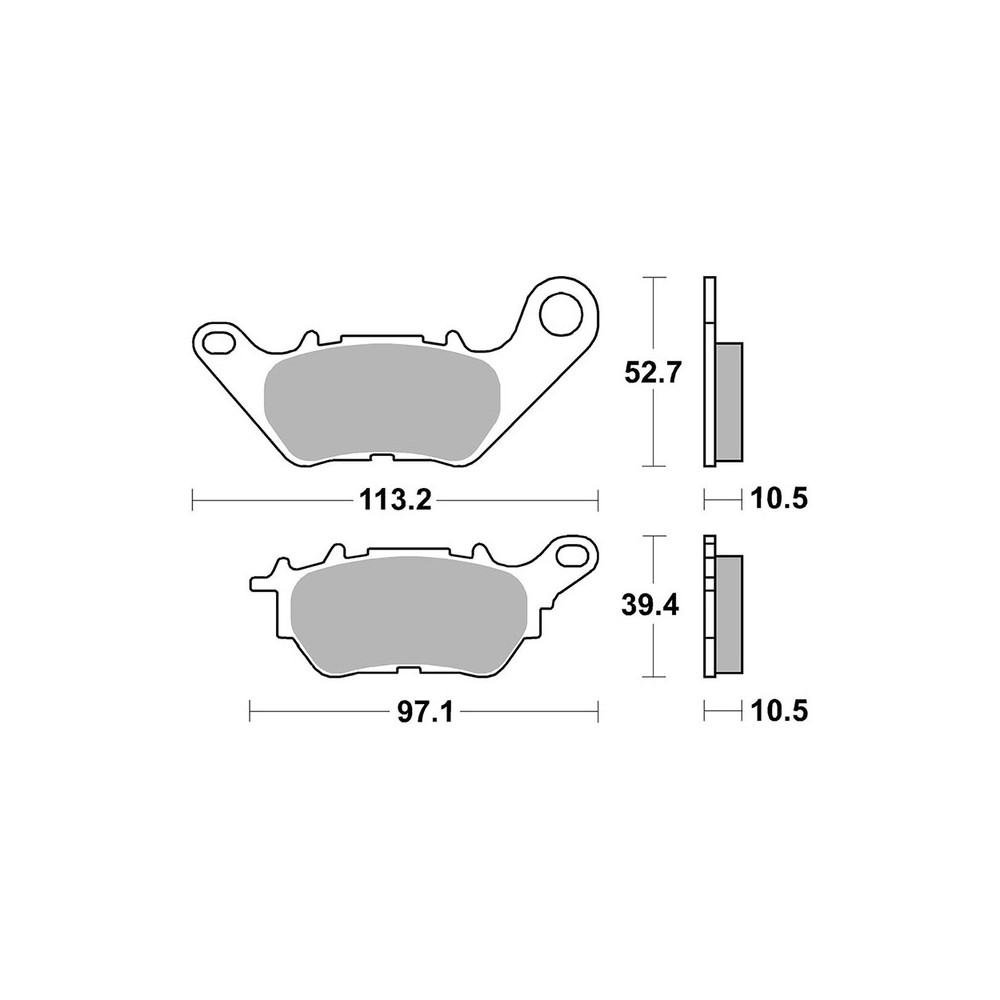 Pastiglie Brembo CC07YA53CC - 07YA53CC