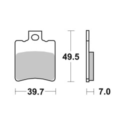 Brake Pads Brembo CC07003 Brake Pads Brembo