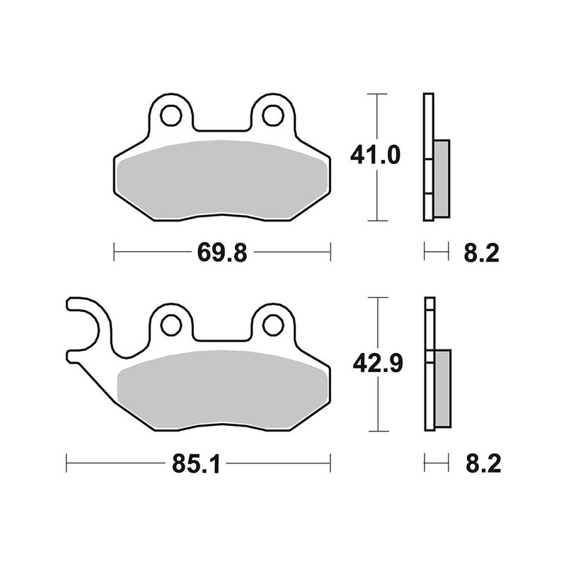 Pastiglie Brembo CC07005CC Mescola CC Brembo
