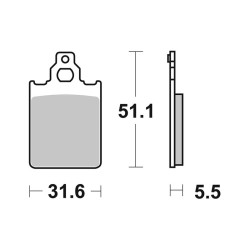 Brake Pads Brembo CC07013 Mescola CC Brembo