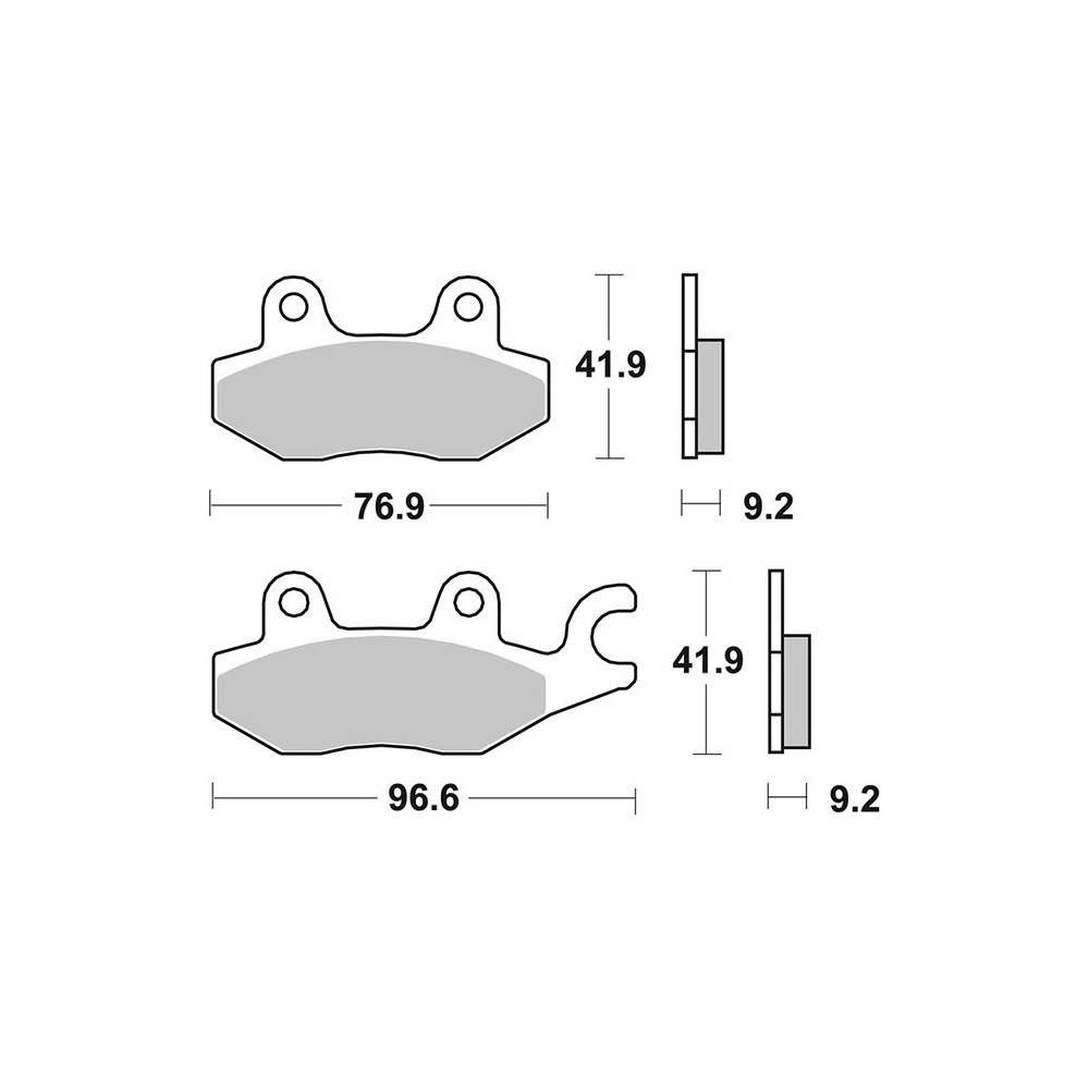 Pastiglie Brembo CC07033CC - 07033