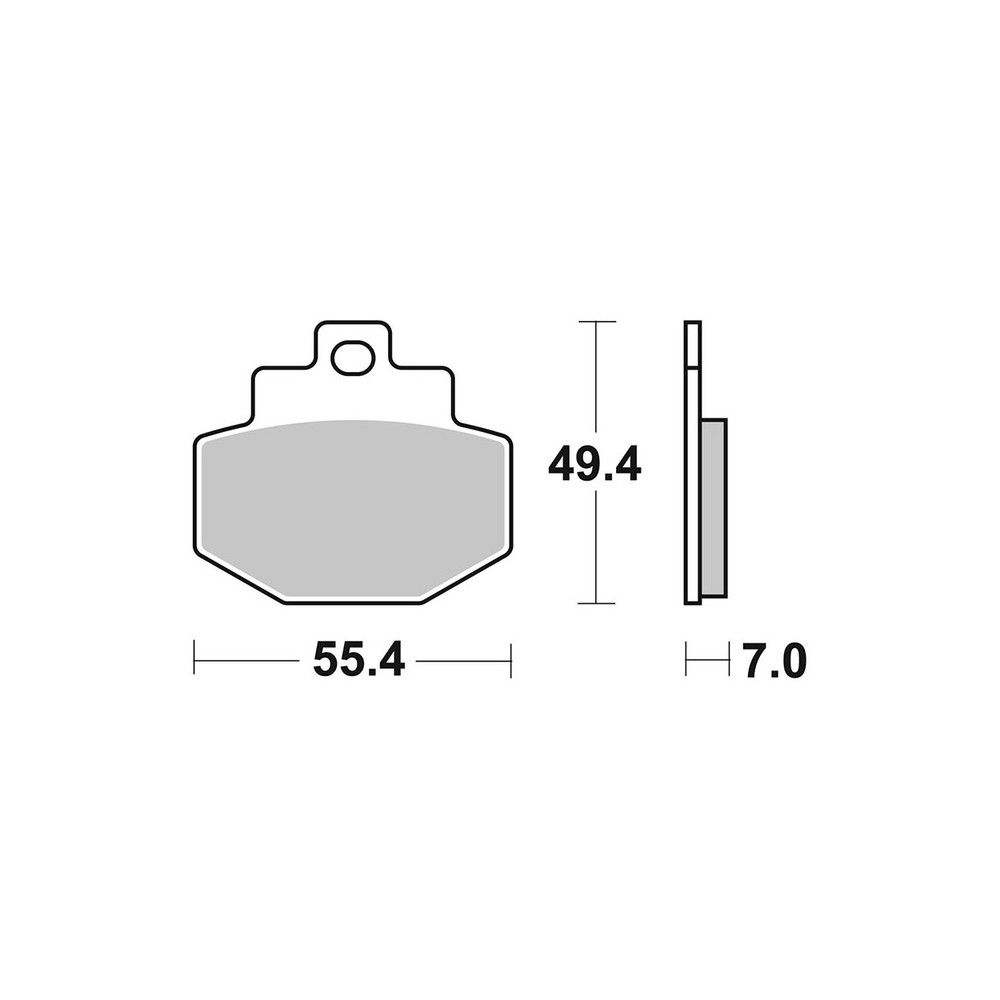 Pastiglie Brembo CC07047CC - 07047